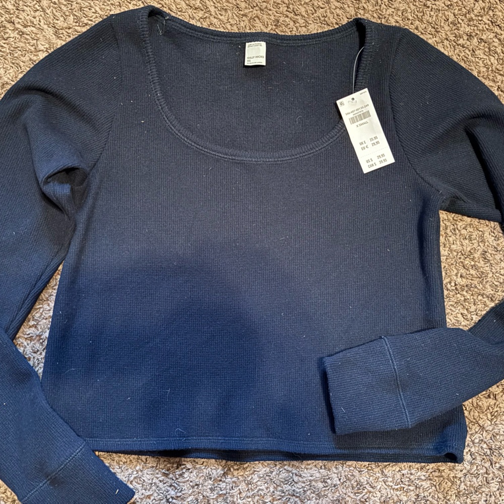 Gilly Hicks Dark Blue Crewneck Sweater